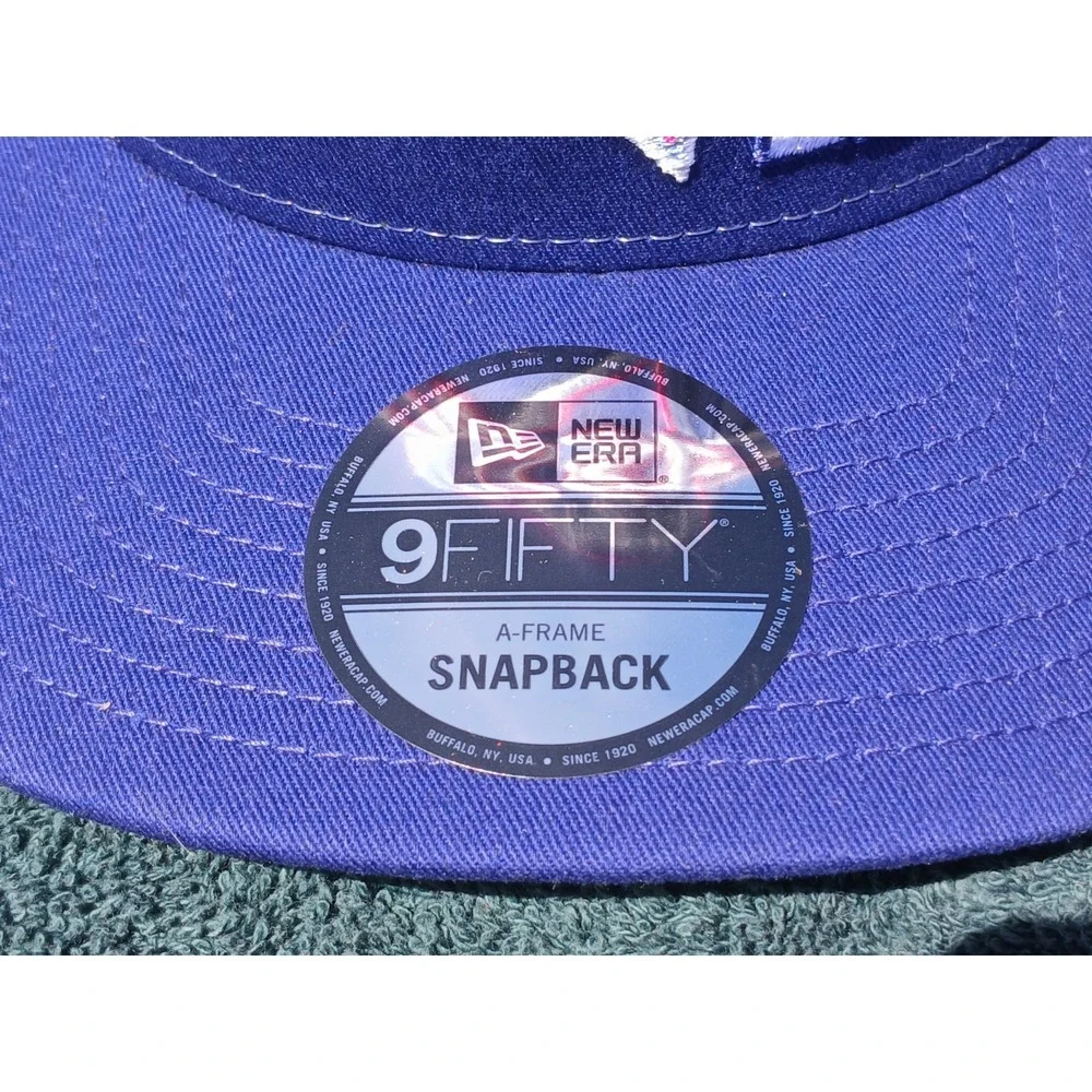New Era Los Angeles Dodgers Blue Neon Trucker Mesh 9Fifty A Frame Snapback Hat